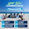 SUN NINJA Strandzelt mit UPF50+ - Sonnenschutz Strand Produktbild-Vorschau 2