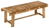 Outsunny Gartenbank Holzbank rustikal Massivholz für 2 Produktbild-Vorschau 1