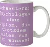 Mr. & Mrs. Panda Pott Spruch Schwestern Psychologen - Produktbild-Vorschau 1