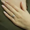 0,76 Carat Diamant Solitär Ring Antragsring 14 Karat Produktbild-Vorschau 2