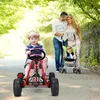 Kinder Gokart mit Handbremse & verstellbarem Sitz, Tretauto Produktbild-Vorschau 2
