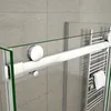 U-Form Duschkabine 145x195cm Schiebetür mit 80x80x195cm Produktbild-Vorschau 4