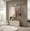 A hallway furniture set with a shoe cabinet, mirror, and coat hooks. Náhľad obrázku produktu