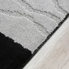 Badteppich Set 2-TLG. Schwarz-Grau - rutschfest & Weich, Produktbild-Vorschau 6