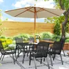 Outsunny Gartentisch Stahl 150x90 cm Wetterfest Balkontisch Produktbild-Vorschau 13
