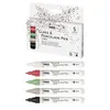 A set of KREUL Glass & Porcelain Pens in chalky finish, displayed with their packaging and individual pens. Anteprima dell’immagine prodotto