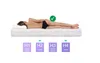 A person lying on a mattress, demonstrating proper spinal alignment. Produktbild-Vorschau