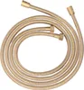 A coiled shower hose with brass fittings on a white background. Náhled obrázku produktu