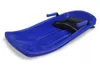 A blue plastic sled with a black seat and blue handles, shown from a diagonal angle against a white background. Anteprima dell’immagine prodotto