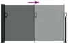 vidaXL Výsuvná boční markýza antracit 120x500 cm Náhled obrázku produktu 4