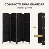 IvoQ Biombo  – Separador de ambientes – 4 paneles – 170 x Vista previa de la imagen del producto 6