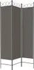 vidaXL 3-tlg. Paravent Anthrazit 120x200 cm Stoff Produktbild-Vorschau 4