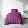 Uni Bettwäsche 155x220 cm violett lila  Einfarbig Renforce Produktbild-Vorschau 2