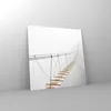 Bilder auf glas - Einteilig - Brücke ausgesetzt Nebel - Produktbild-Vorschau 4