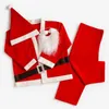 kostým Santa Claus převlek Mikuláš vánoční set 5 dílů L XL Náhled obrázku produktu 5