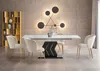 Design Esstisch Tisch HA-888 Marmoroptik - Schwarz Gold Produktbild-Vorschau 2