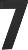Hausnummer 7 XXL500x2mm Edelstahl mattschwarz Produktbild-Vorschau 1