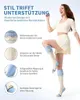 CAMBIVO Kompressionsstrümpfe Damen, Modische Stützstrümpfe Produktbild-Vorschau 2