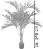 Palmier Areca Plante Arbre Artificielle Artificiel 140cm Voir les images du produit 6