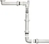 A disassembled plumbing siphon kit against a white background. Produktbild-Vorschau