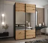 MEBLE KRYSPOL LUX 4 Schrank - 245,5x150x64cm - Schwarz, Produktbild-Vorschau 2