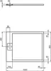 Ideal Standard Ultra Flat S i.life Rechteck-Brausewanne, Produktbild-Vorschau 7
