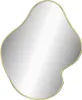 vidaXL Nástenné zrkadlo Golden 60x50 cm Náhľad obrázku produktu 1