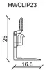 FN Neuhofer Leistenclip inkl. Schrauben und Dübel 3,5x30mm Produktbild-Vorschau 2