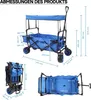 Carrello pieghevole Wiltec con tettuccio parasole, carrello Anteprima dell’immagine prodotto 7