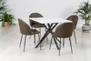 Tavolo quadrato 90×90 cm con base a croce - design moderno, Anteprima dell’immagine prodotto 2