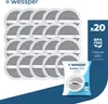 A product shot featuring multiple water filter cartridges arranged in a grid, with a single packaged filter and promotional text on the right side. Anteprima dell’immagine prodotto
