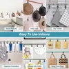 100 Stück Gardinen Clips, Schwarz Vorhang Clips mit Haken, Produktbild-Vorschau 3