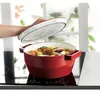 Round casserole dish - PYREX - Slow Cook - 28 cm - Red Anteprima dell’immagine prodotto 3