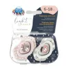 Canpol Babies Silikon Schnullerset Bonjour, 2er Pack, Rosa, Produktbild-Vorschau 2