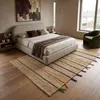 Juteteppich mit mehrfarbigen Wollflechtbändern 120x170 Produktbild-Vorschau 5