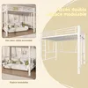 Hochbett, 140 x 200 cm, Metallbettgestell, Doppelleiter, Produktbild-Vorschau 8