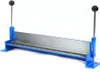 A blue and gray metal sheet bending machine is shown against a white background. Náhled obrázku produktu
