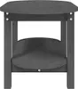 vidaXL Couchtisch Grau 80x45x45 cm Massivholz Kiefer Produktbild-Vorschau 6
