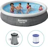 Bestway Fast Set Rattan-Pool-Set mit Filterpumpe Náhled obrázku produktu 20