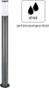 MONZANA® Außenleuchte Edelstahl 100cm IP44 Wetterfest E27 Produktbild-Vorschau 3