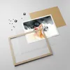 Gerahmtes Poster - Rahmen in heller Eiche - Aquarell Modell Produktbild-Vorschau 4