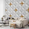 Vlies Fototapete - Golden Accent 250x175 cm Muster Produktbild-Vorschau 1