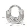 Handtaschen Brot Frauen Clutch Top Griff Satchel Schulter Produktbild-Vorschau 7