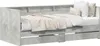 Cama diurna con cajones, color gris, 90 x 200 cm, fabricada Vista previa de la imagen del producto 7