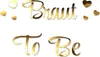 Oblique Unique Bügelbild Braut To Be + Herzen für JGA Produktbild-Vorschau 1