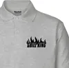 Huuraa Damen Polo Shirt Grill King Flammen XL Sport Grey Produktbild-Vorschau 2