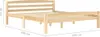 vidaXL Lit en bois massif pin 160x200 cm Voir les images du produit 12