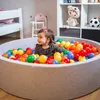 KiddyMoon 120x30cm/200 balles ∅ 7cm Square Kids foam balls Voir les images du produit 9