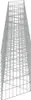 vidaXL Gabionová stěna z pozinkované oceli 450 × 30 × 50 cm Náhled obrázku produktu 7