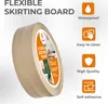 QUEST Battiscopa in PVC autoadesivo 32x23mm, 25m, Anteprima dell’immagine prodotto 2
